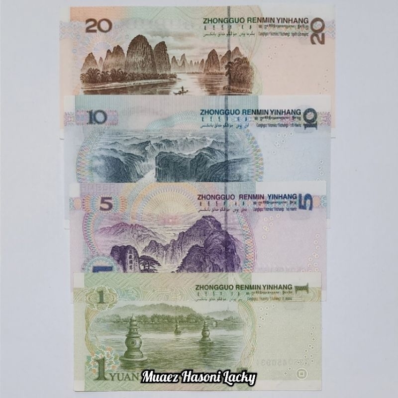 Jual Koleksi Satu Set Paket Lengkap Yuan China Pecahan 1 5 10 Dan 20 ...