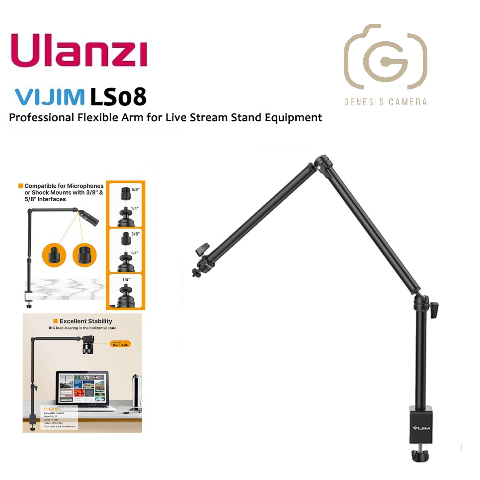 Jual Ulanzi Vijim LS08 Flexible Arm for Live Stream Stand Video ...