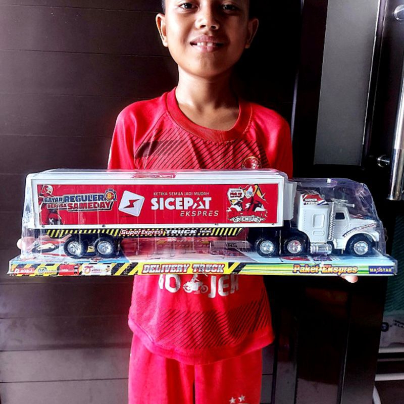 Jual Mainan Truk Kontainer Ekspedisi Petikemas B Panjang Besar Murah ...