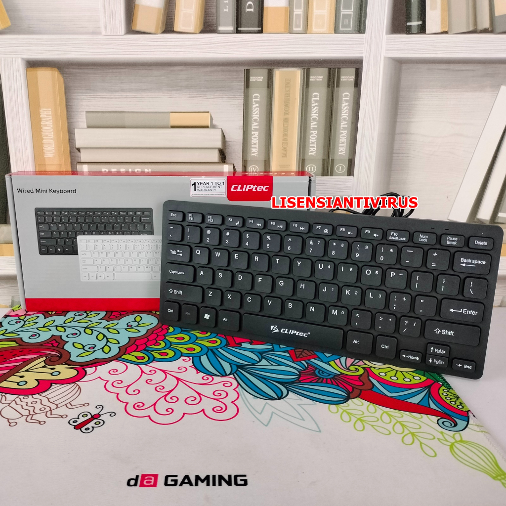 Jual Keyboard Mini Multimedia Wired CLIPtec RZK308 Keyboard Office ...
