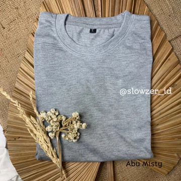 Kaos Polos Lengan Pendek Cotton Combed 30s Unisex Pria Wanita KPP007