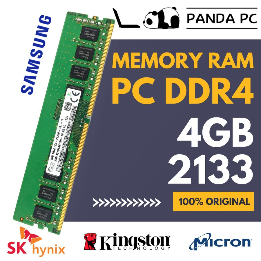 RAM Memory PC DDR4 4GB Second Original PC4 Berkualitas