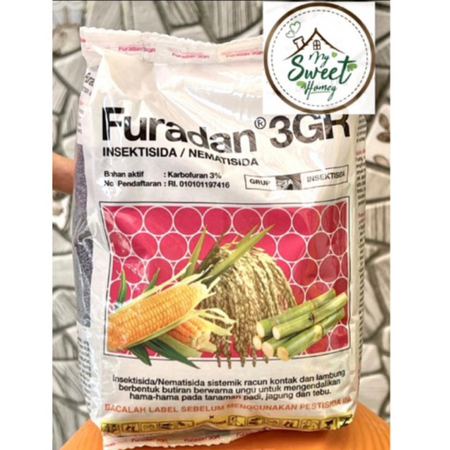 Jual Furadan 3GR Insektisida Nematisida Isi 1 Kg Pengendali Hama ...
