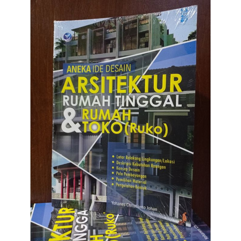 Jual Buku Aneka Ide Desain Arsitektur Rumah Tinggal & Rumah Toko (Ruko ...