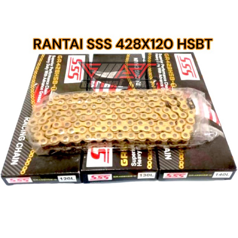 Jual RANTAI SSS 428-120 HSBT RANTAI SSS 428X120 HSBT | Shopee Indonesia