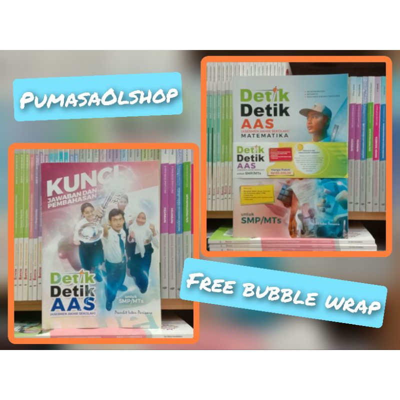 Jual DETIK-DETIK AAS (MATEMATIKA) UNTUK SMP/MTs DILENGKAPI KUNCI ...