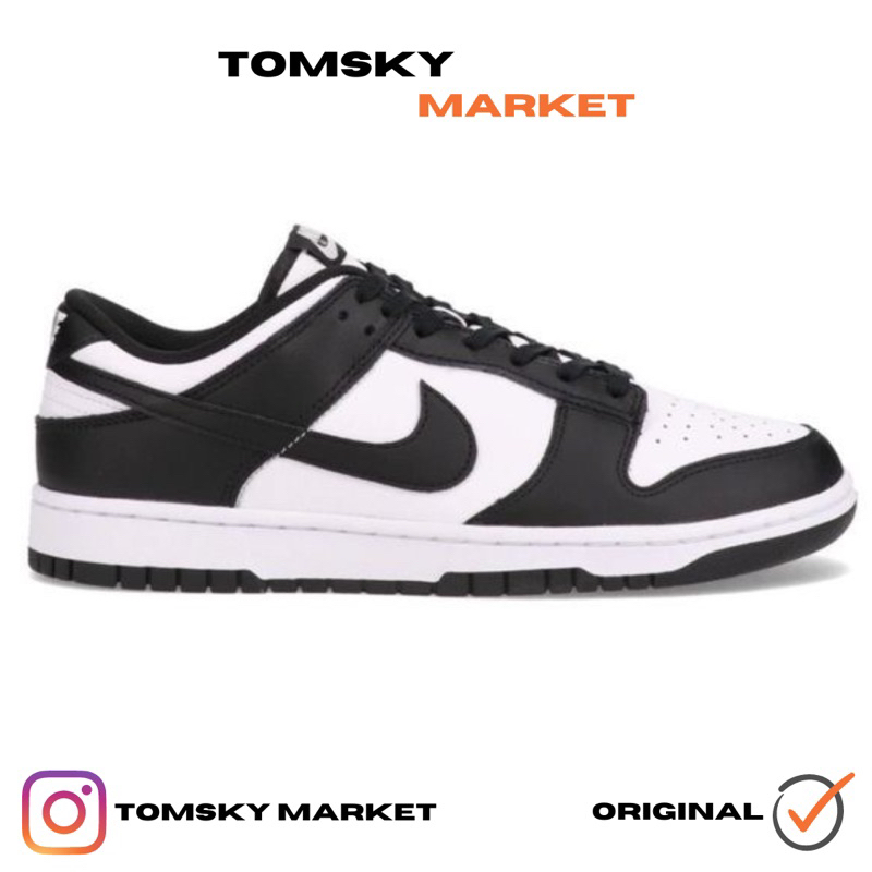 Jual Nike Dunk Low Black White Original | Shopee Indonesia