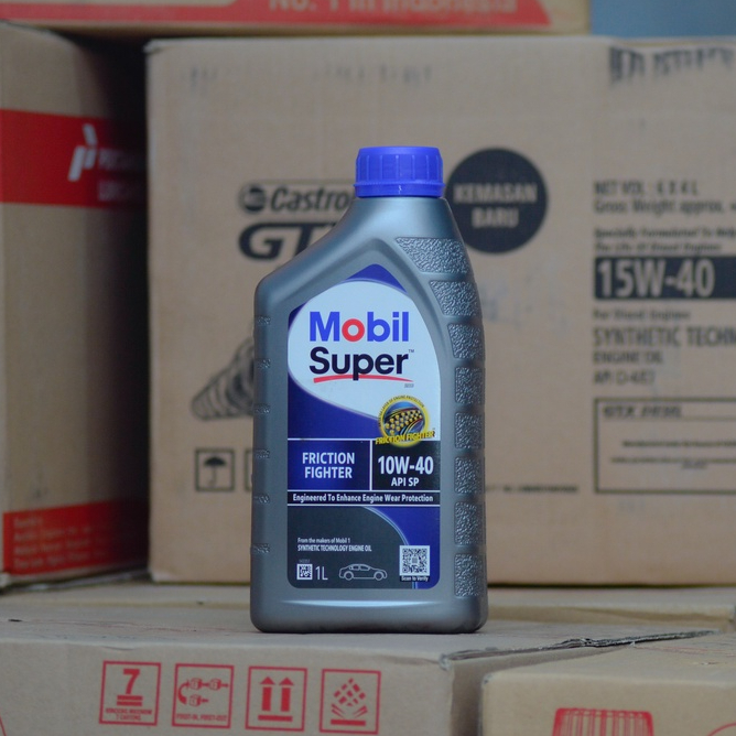 Jual OLI MOBIL SUPER FRICTION FIGHTER 10W 40 1 Liter / MOBIL ONE 10W-40 ...