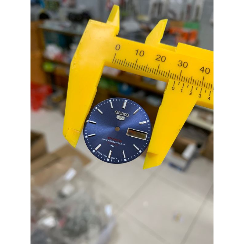 Jual Plat dial jam tangan Seiko 5 sport Biru 7009 | Shopee Indonesia