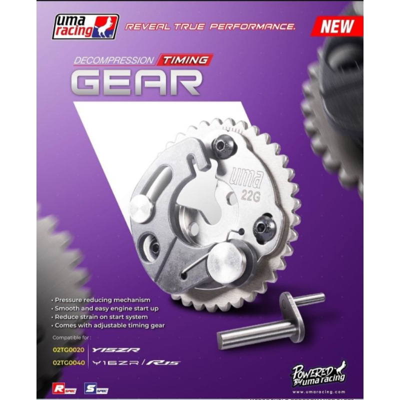 Jual GIGI SENTRIK TIMING GEAR DECOMPRESSION MX KING BY UMA RACING ...