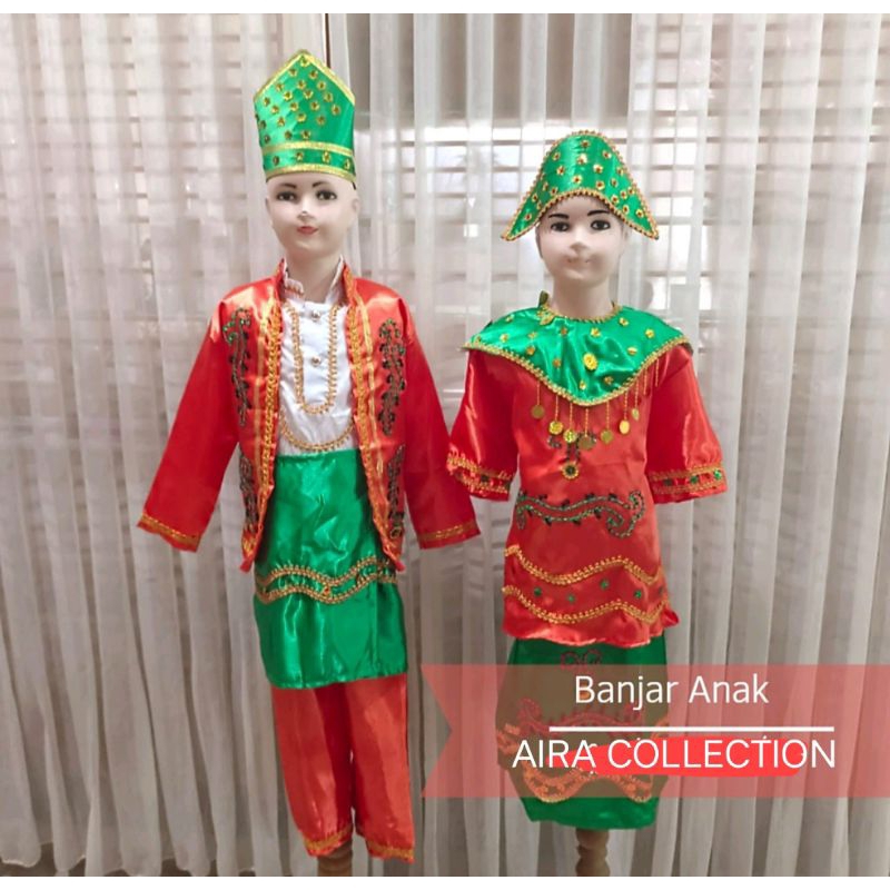 Jual BAJU ADAT BANJARMASIN TK & SD // BAJU ADAT ANAK BANJARMASIN