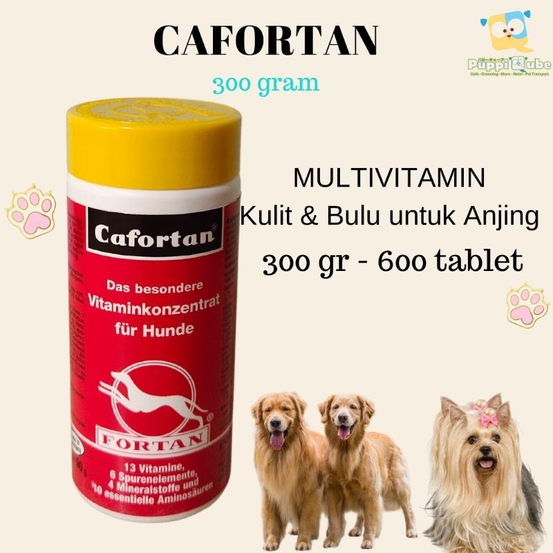 Jual Cafortan 300gr - Multivitamin Hewan Anjing Vitamin Kulit & Bulu ...