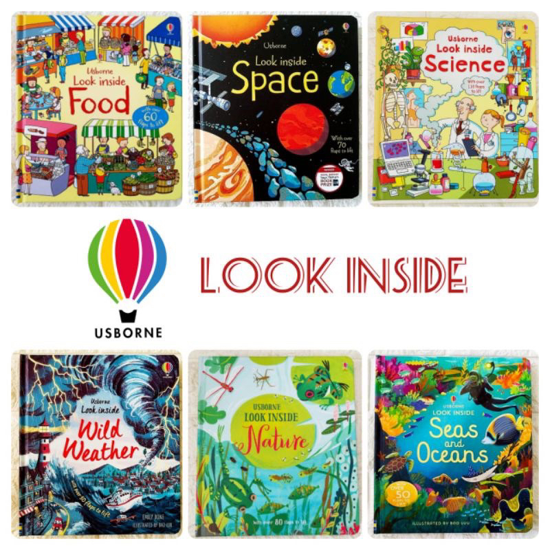Jual Usborne Look Inside Flip Flap Lift The Flap Series Buku Import ...