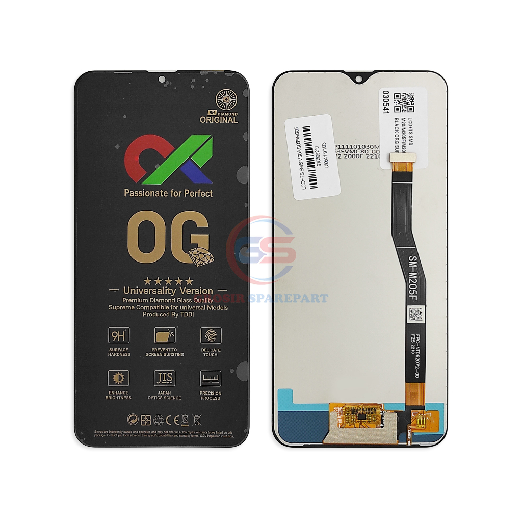 LCD SAMSUNG M20 M205 OG ORI SUPER FULLSET TOUCHSCREEN