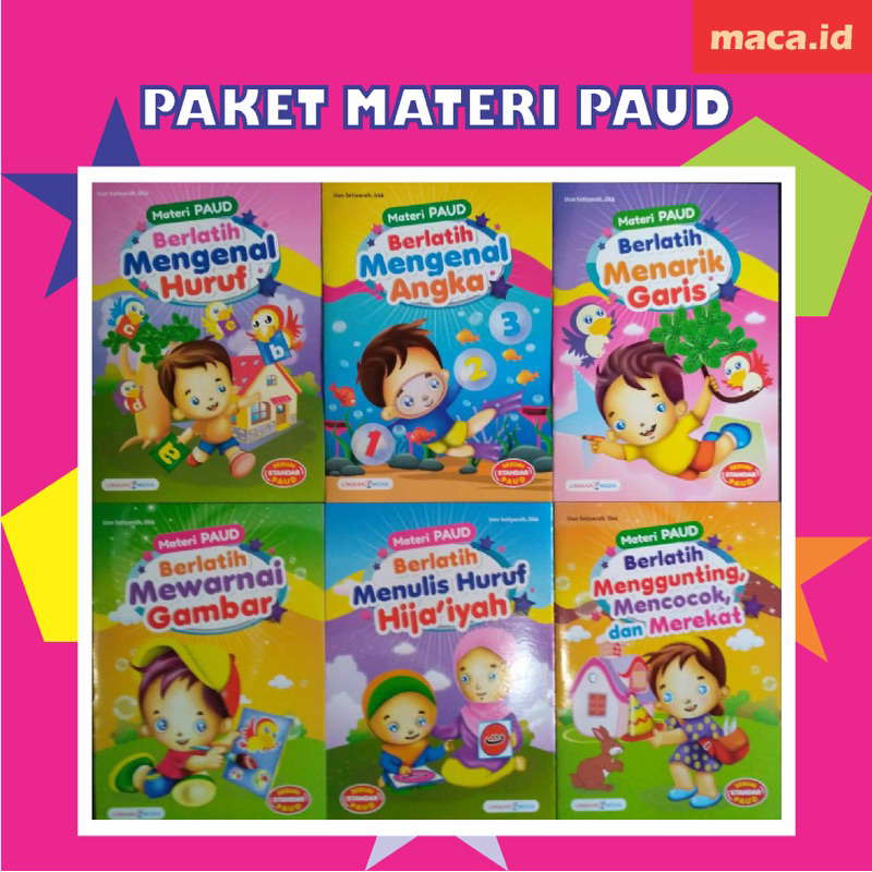 Jual Paket Buku Materi Paud (6 Buku) | Shopee Indonesia