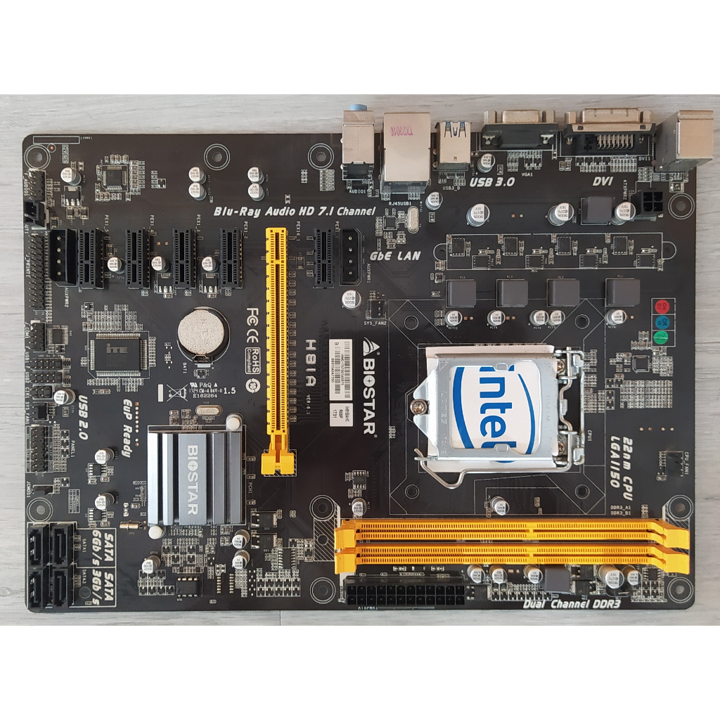 Jual Motherboard H81A Biostar LGA 1150 Mainboard Mobo Shopee Indonesia