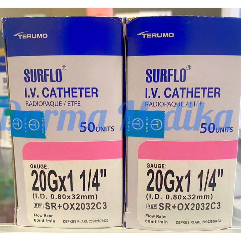 Jual IV CATHETER TERUMO 20G Shopee Indonesia