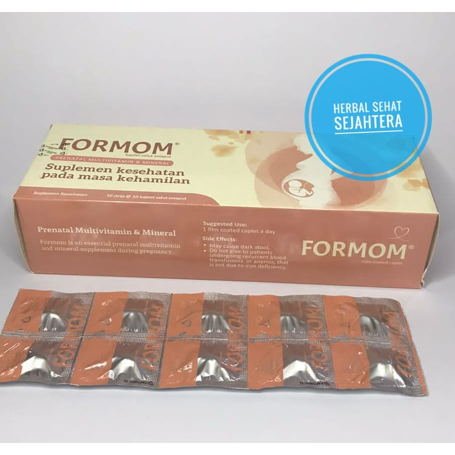 Jual FORMOM Formom isi 10 tablet - Vitamim dan Suplemen - Pyridam ...
