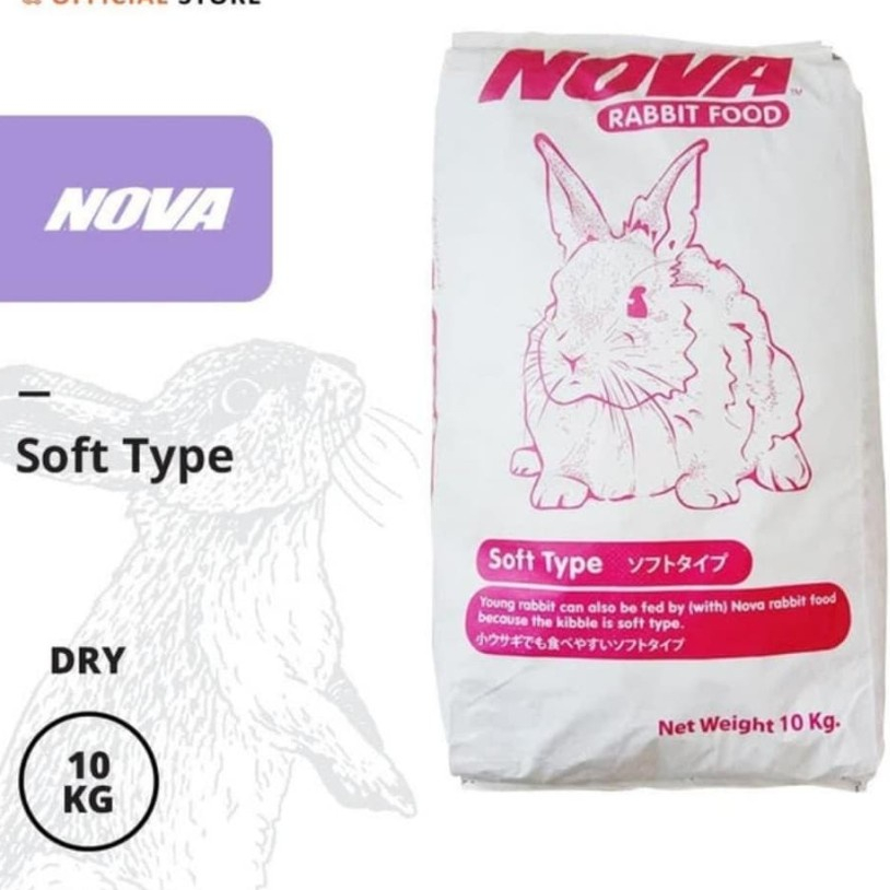 Jual (Gojek) Nova Rabbit 10 kg / Makanan Kelinci Nova 10 kg / Pakan ...