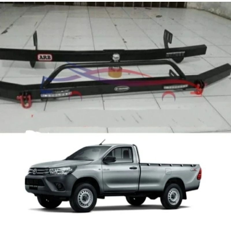 Jual Paket Towing Tanduk Bemper Depan Belakang Arb Besi Toyota Hilux