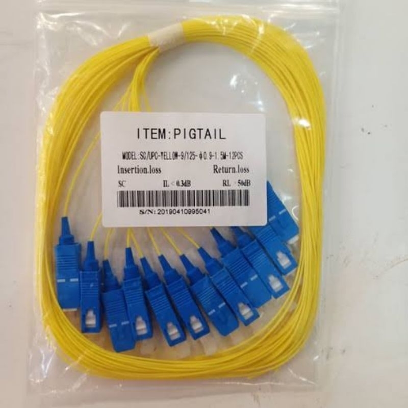 Jual Pigtail SC Upc Fiber Optic Patch Cord SC Core 1pcs | Shopee Indonesia