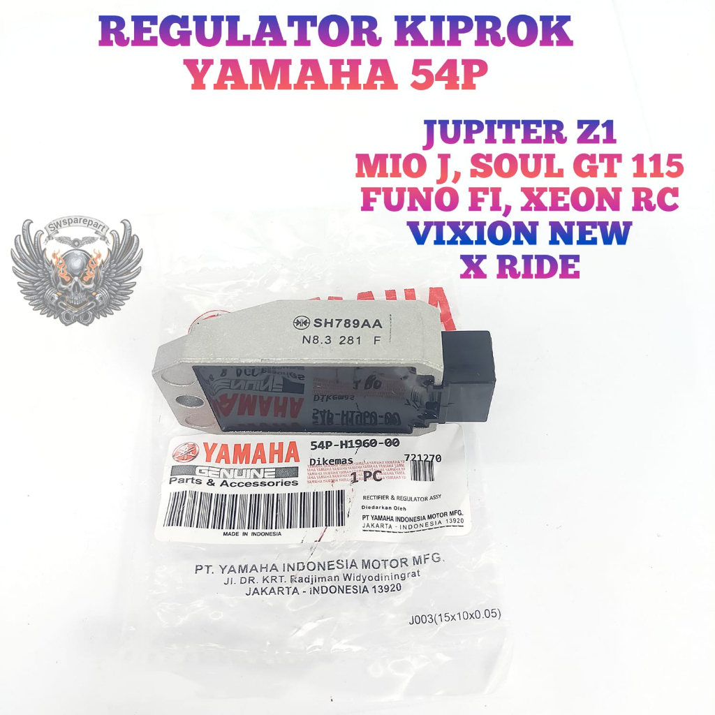 Jual KIPROK REGULATOR YAMAHA 54P MIO J KUALITAS ORIGINAL YAMAHA YGP