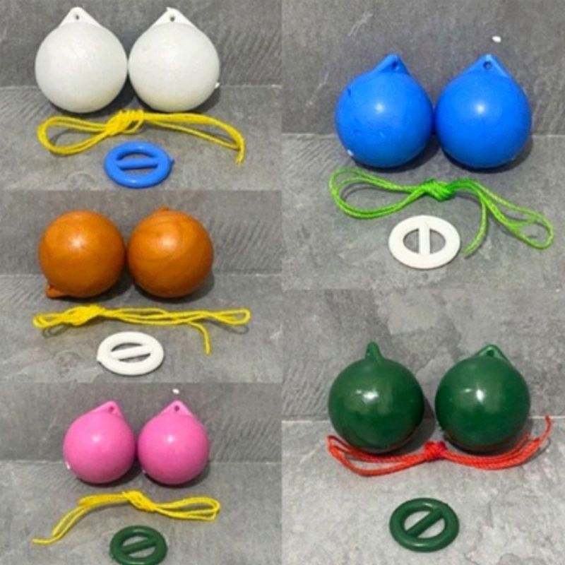 Jual Mainan Tradisional Tek Tek Mainan Jadul Lato Lato Etek Etek Murah ...