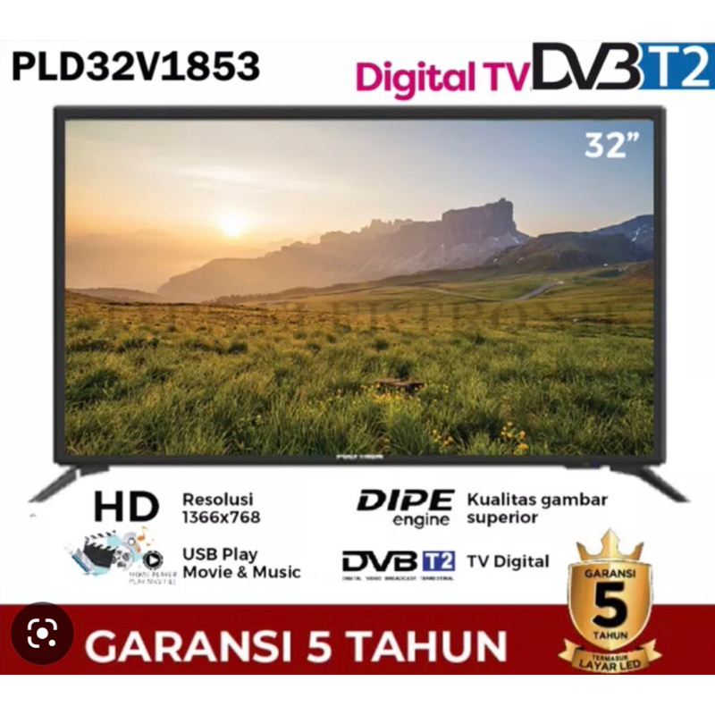 Jual Polytron Led Tv Inch Pld V Digital Shopee Indonesia