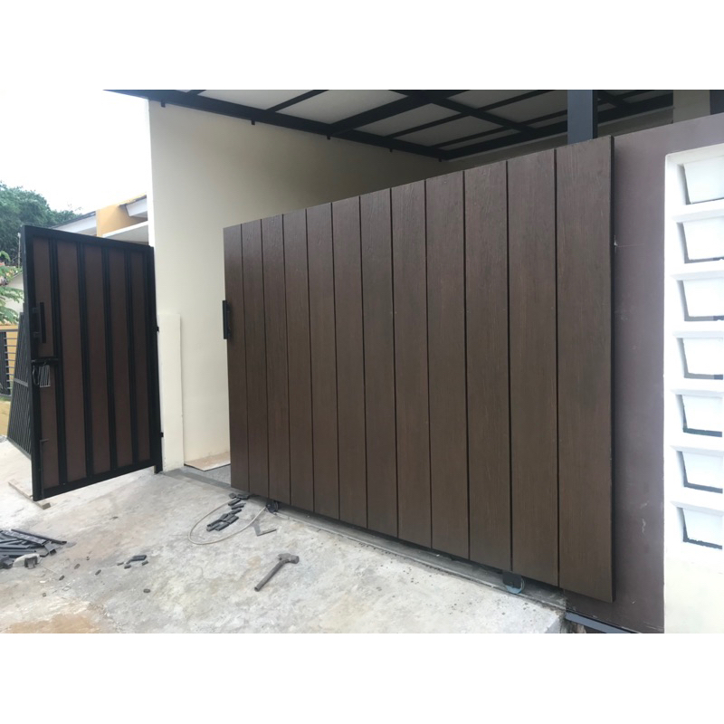 Jual Pagar Minimalis Woodplank | Shopee Indonesia