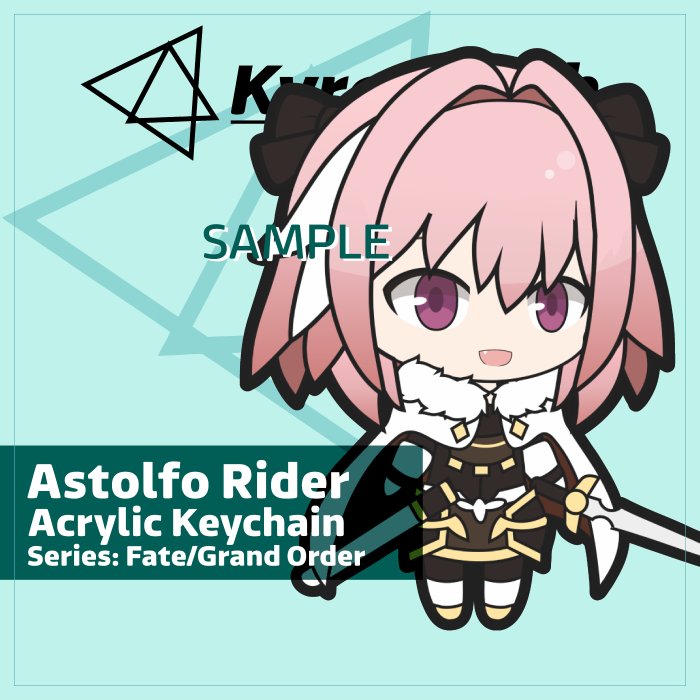 Jual Keychain Fate Grand Order Rider Astolfo | KyraMerch Anime Fanmerch ...