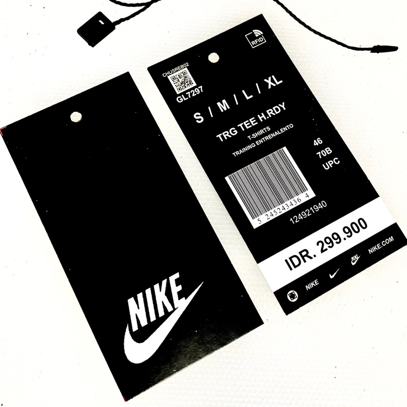 HANGTAG NIKE TAG BAJU NIKE LABEL BAJU NIKE