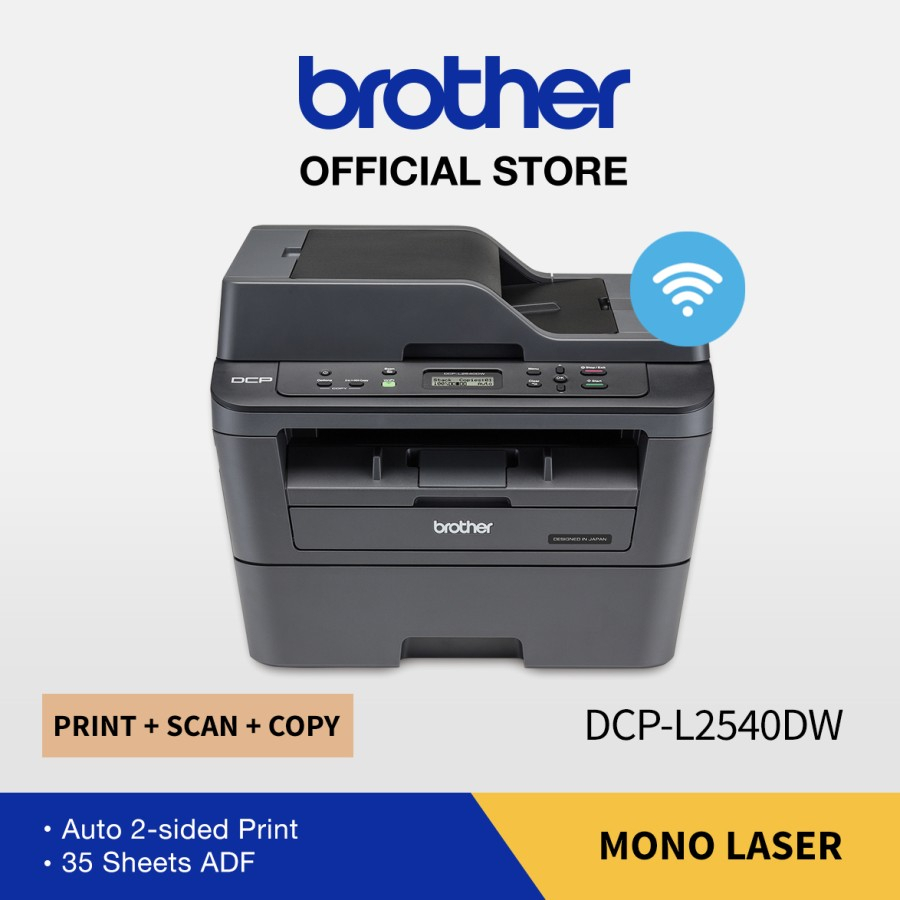 Jual Brother DCP-L2540DW Multifunction Laser Printer Duplex Wireless ...