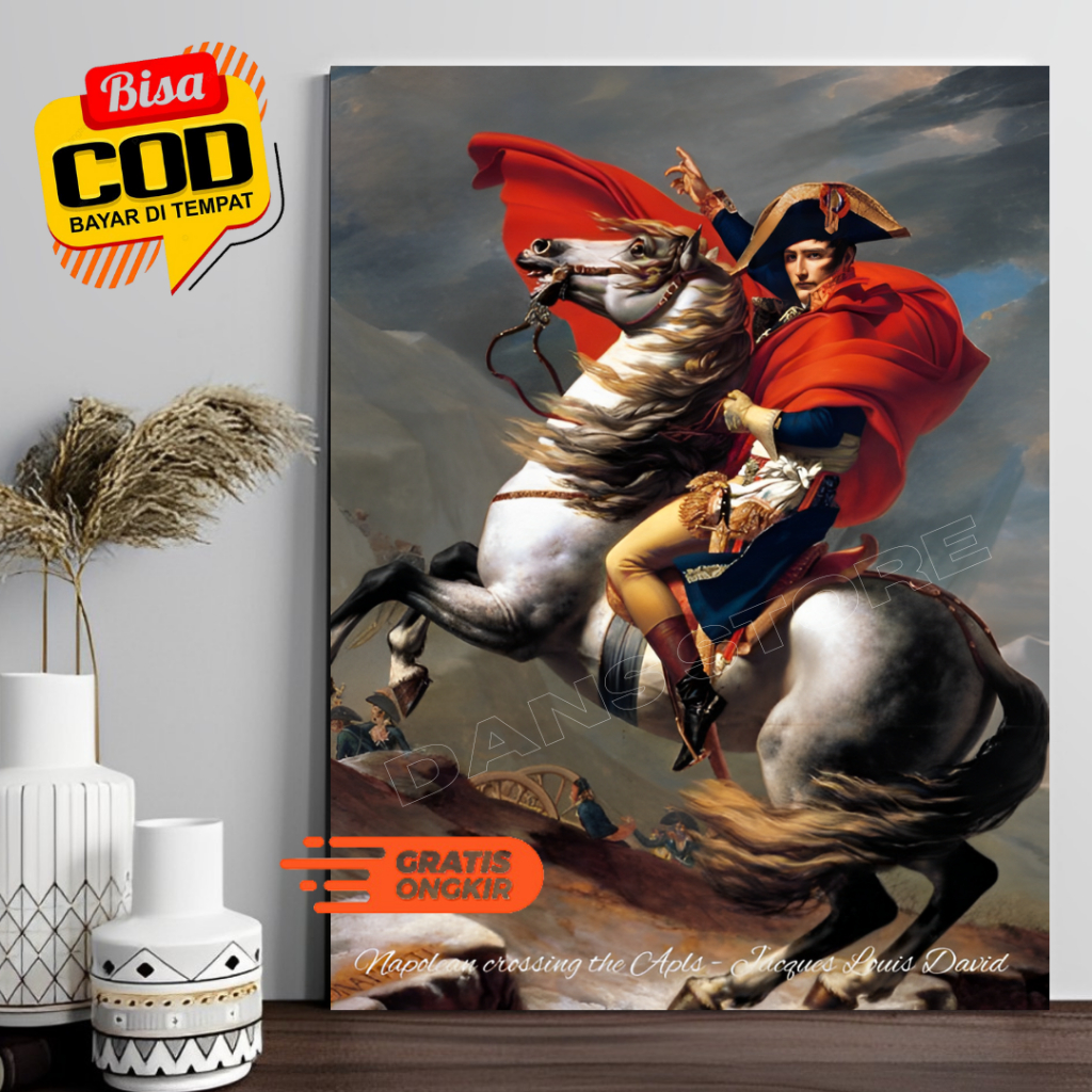 Jual Poster Lukisan Napoleon Bonaparte Hiasan Dinding Aesthetic NB1 ...