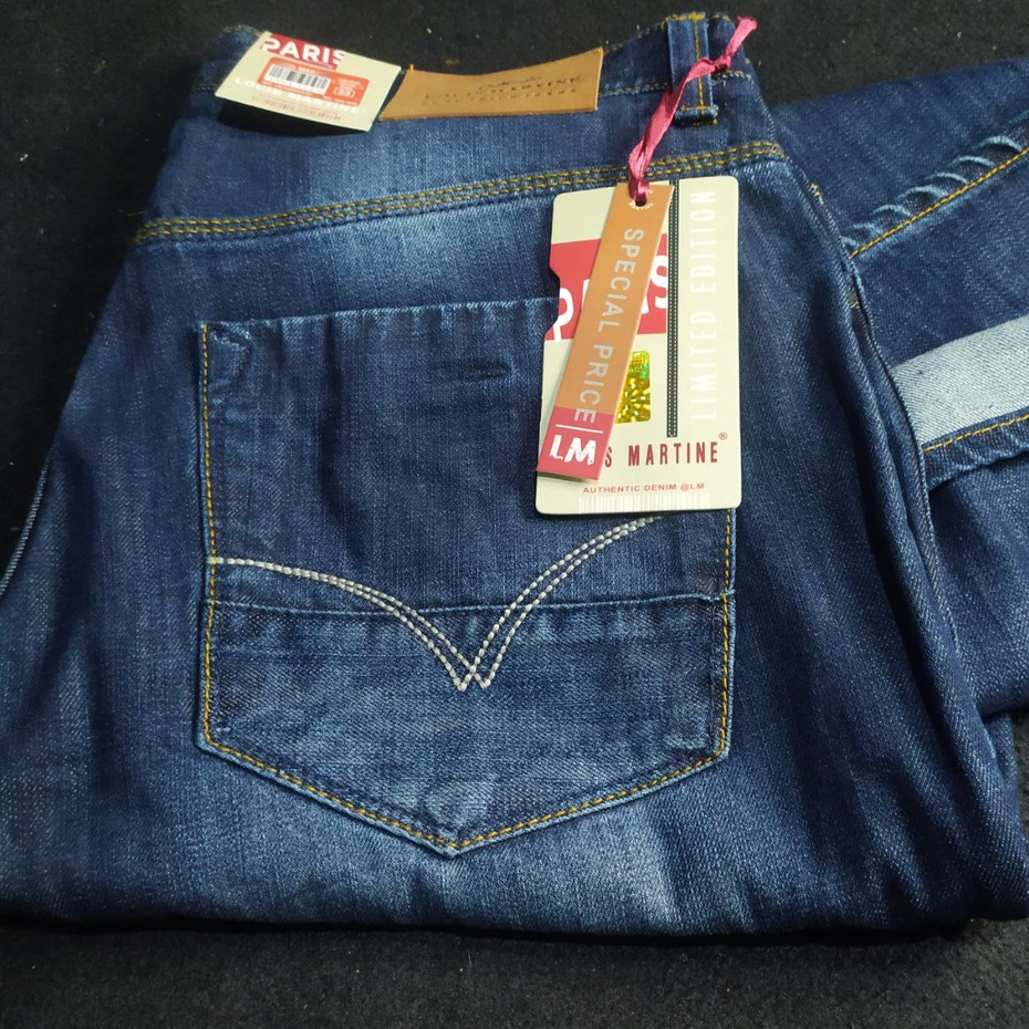 Jual Celana Jeans Pria Panjang Louis Martine Original GARANSI 100%