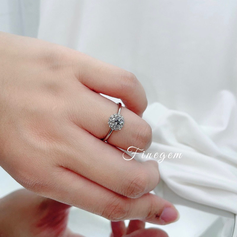 Jual (Silver) LOTUS SOLITAIRE SILVER RING | Shopee Indonesia