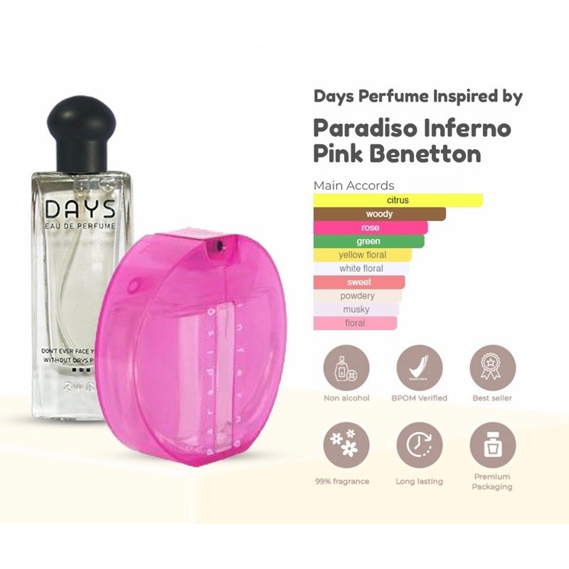 Jual Be*netton Paradiso Inferno (pink) | Shopee Indonesia