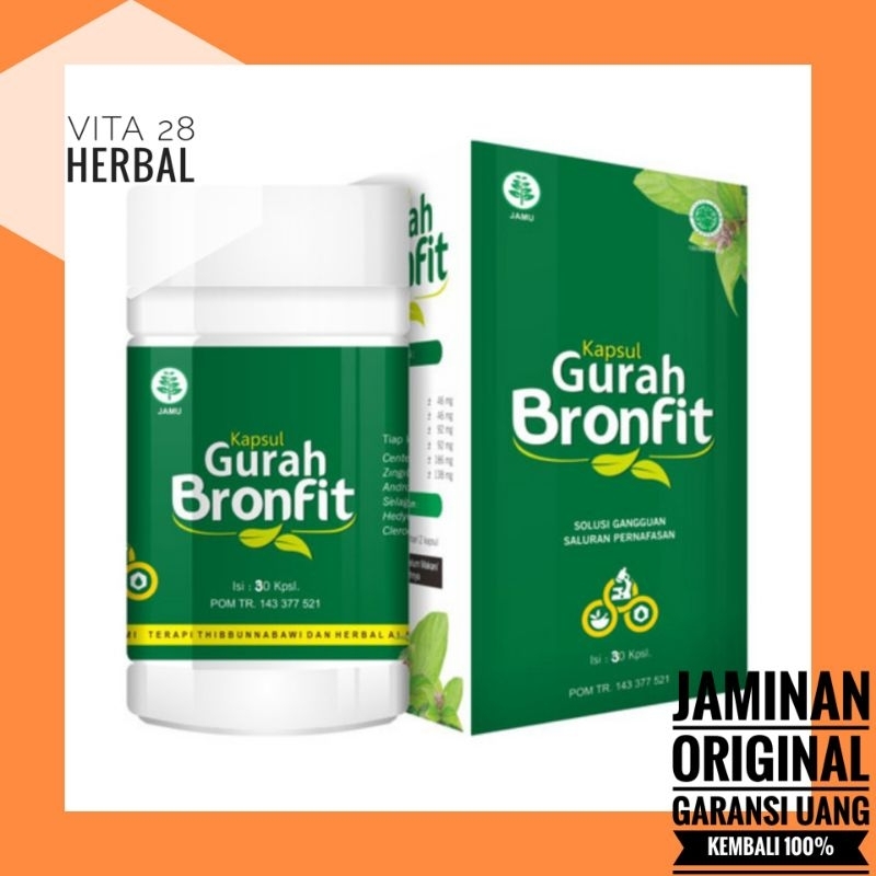 Jual KAPSUL GURAH BRONFIT ISI 30 KAPSUL ORIGINAL SOLUSI BATUK, FLU ...