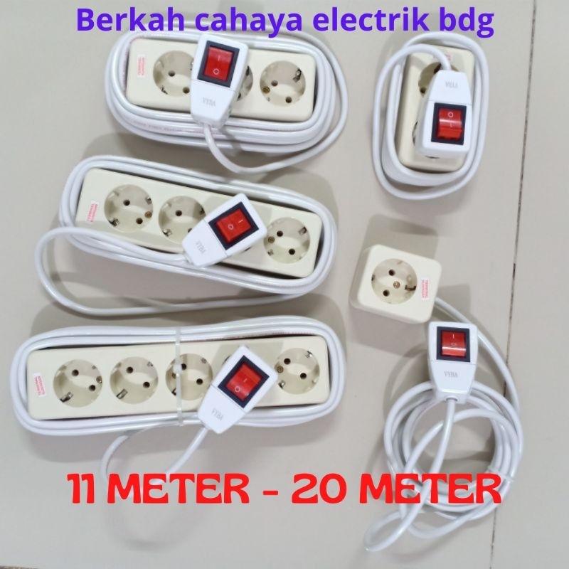 Jual stop kontak on off 1 2 3 4 5 lubang kabel 11 12 13 14 15 16 17 18 ...