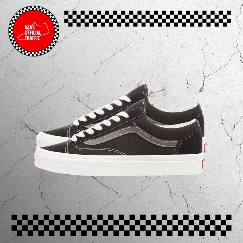 Jual Vans Style 36 Vintage Sport Black Blanc De Blanc Original | Shopee ...