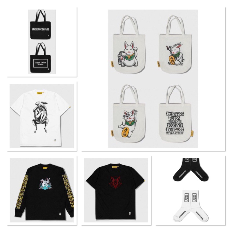 Jual [ORIGINAL] COMPASS FXXKINGRABBITS YEAR OF THE RABBIT | Shopee ...