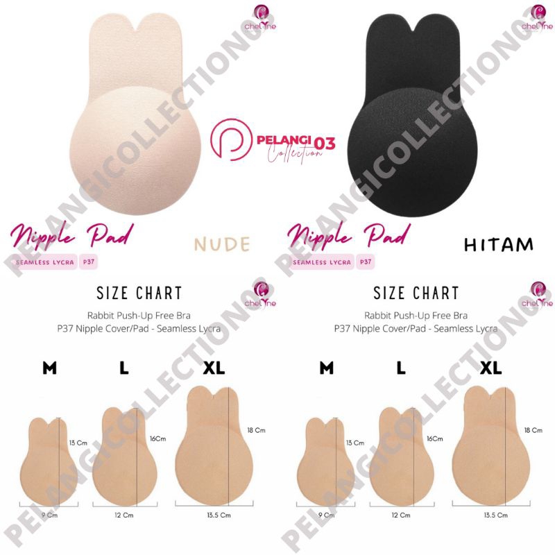 Jual RABBIT PUSH UP BRA CHELYNE P 37 / NIPPLE PAD | Shopee Indonesia