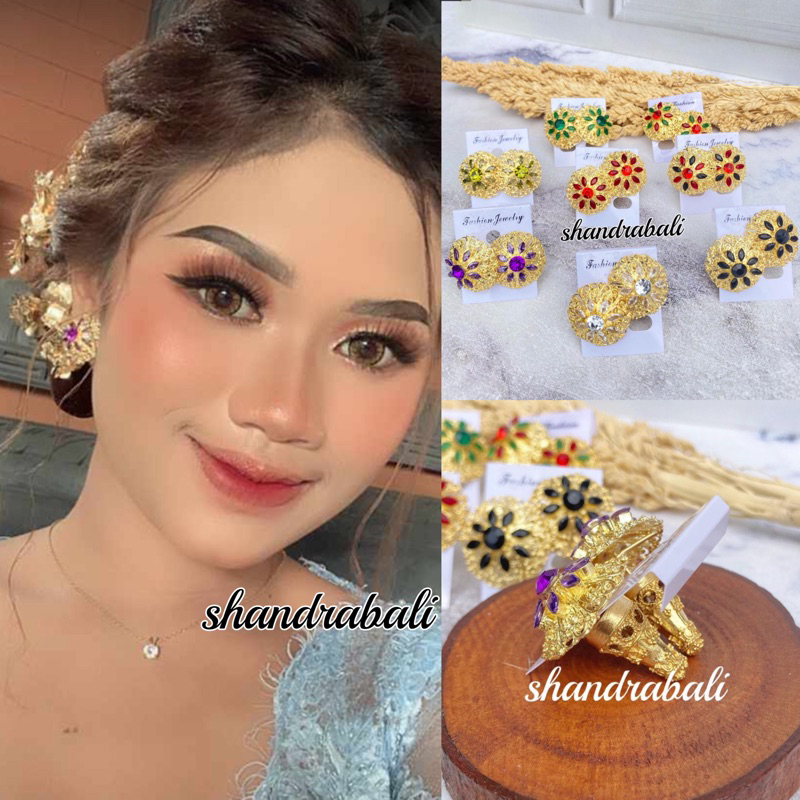 Jual Subeng Cerorot Sumpel / Anting Alpaka Manis Zircon Aksesoris