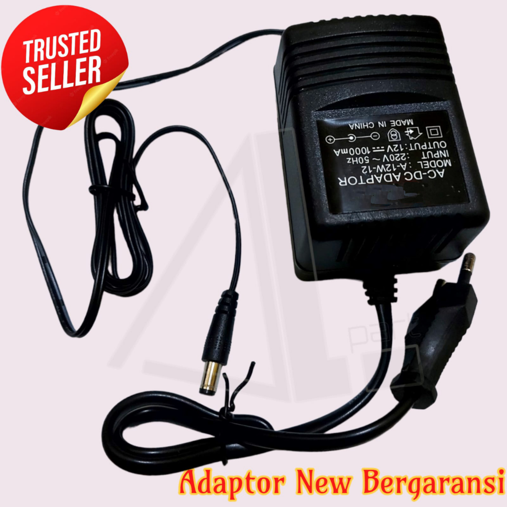 Jual Adaptor Trafo 12V 1A Power Supply Adapter NEW BERGARANSI Shopee