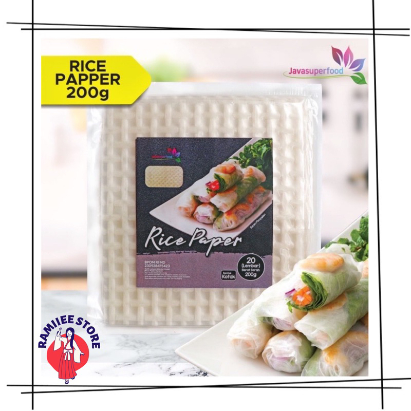 Jual 200gr Rice Paper Kotak / Banh Trang High Quality Rice Paper ...