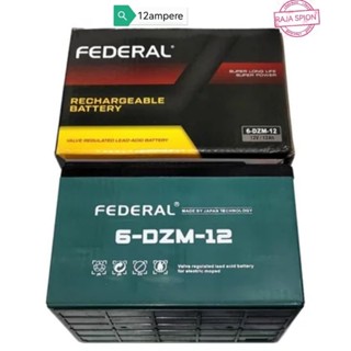 Jual aki kering sepeda listrik/aki federal 6dzm12/aki federal sepeda