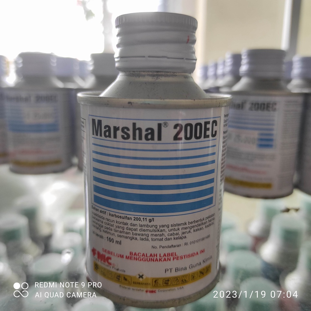 Jual Insektisida Marshal Botol Kaleng 200EC FMC 100ml | Shopee Indonesia