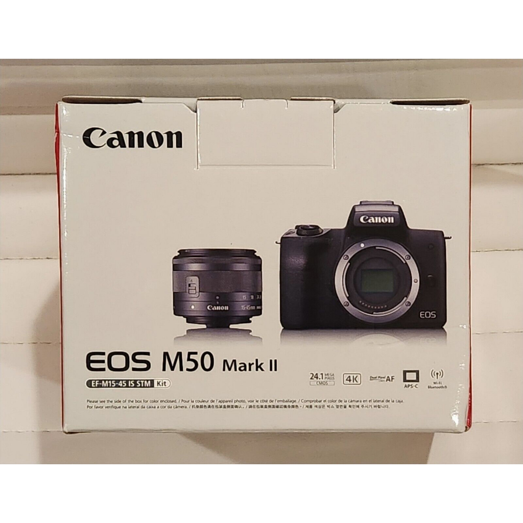 Jual CANON EOS M50 MARK II KIT EFM 15-45MM NEW | Shopee Indonesia