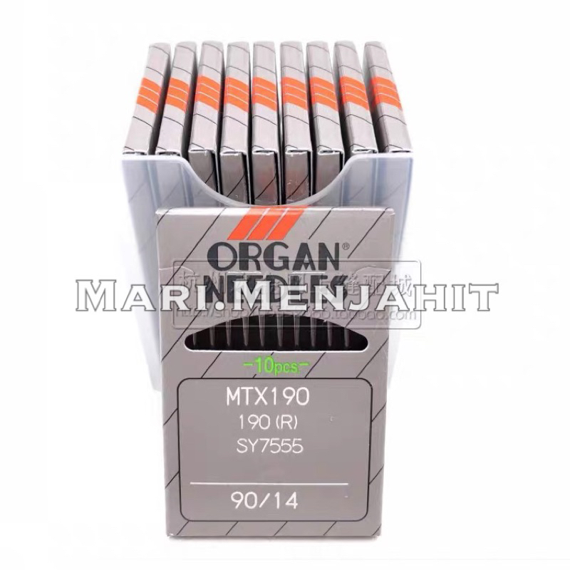 Jual Jarum Jahit Organ Needles MTx190 / MT x 190 Ori japan Mesin Pfaff ...