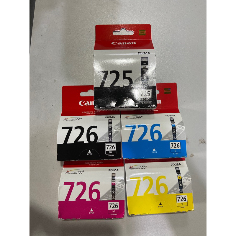 Jual Tinta Printer Canon 725-726 PGBK-BK-M-C-Y iP4870/iP4970, iX6560 ...