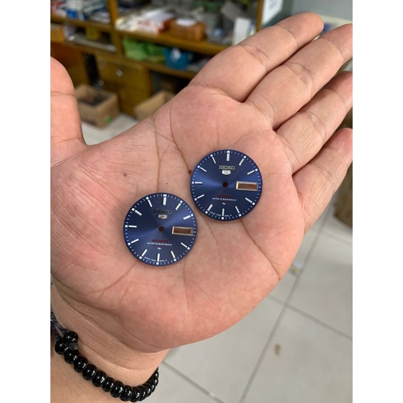 Jual Plat dial jam tangan Seiko 5 sport Biru 7009 | Shopee Indonesia